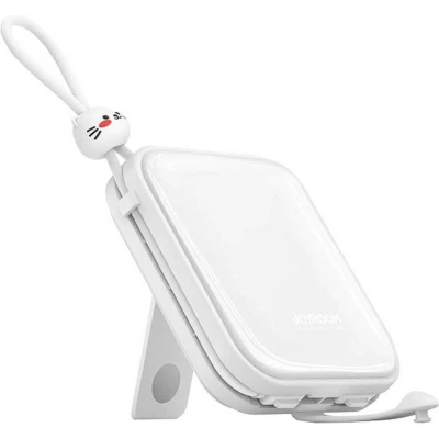 Afbeelding van Joyroom JR L008 Plus Cutie Series 22.5W 10000mAh ze stojakiem biały