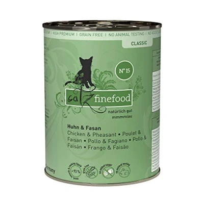 Afbeelding van 12x400g Kip &amp; Fazant catz finefood Kattenvoer