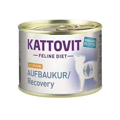Afbeelding van 12x185g Opbouwkuur (Energie Plus) Kip Kattovit Kattenvoer