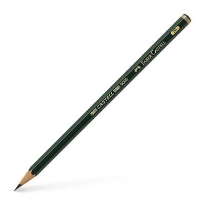 Afbeelding van potlood Faber Castell 9000 2B doos met 12 stuks