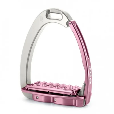 Afbeelding van Tech Stirrups Stijgbeugels Venice Plus EVO Zilver/Roze Adult