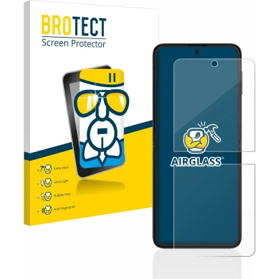 Afbeelding van BROTECT Screenprotector voor Samsung Galaxy Z Flip 3 5G Folie Beschermfolie Beschermglas transparant