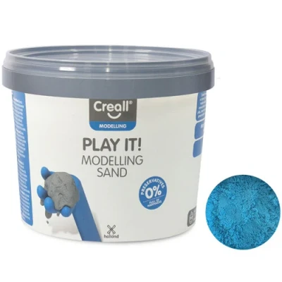 Afbeelding van Creall modelleer zand 750 gr blauw