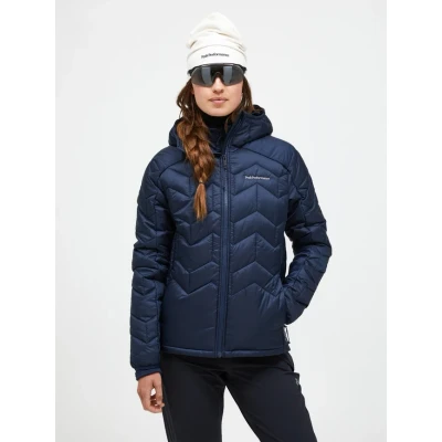 Afbeelding van Peak Performance Elevate Liner Hood Dames Ski jas Blue Shadow M