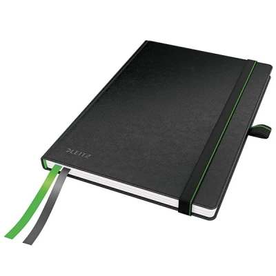 Image de Leitz complete 44770095 cahier 80 feuilles a5 quadrillé noir
