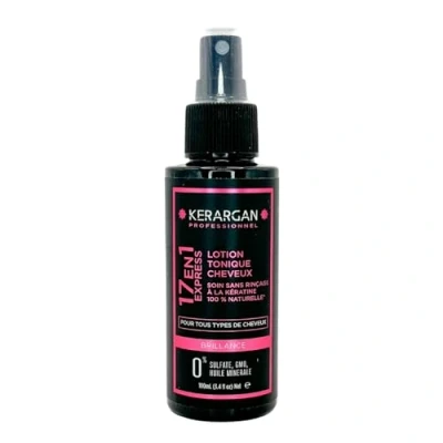 Afbeelding van Kerargan Lotion Tonique à la Kératine pour Cheveux Brillants et Renforcés Hydratant, Démêlant, Thermoprotecteur Anti Frisottis Volume Sans Sulfates, OGM ni Huiles Minérales 100ml