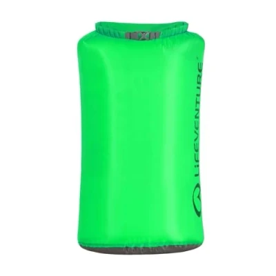 Image de Lifeventure sac étanche ultraléger de 55 litres, tissu indéchirable siliconé avec coutures entièrement soudées, léger pour kayak, camping, randonnée, voyage, bateau, sports nautiques, vert