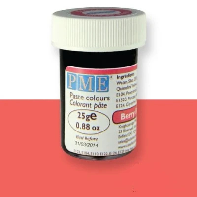 Afbeelding van Kleurstof gel PME Berry Red 25 gram