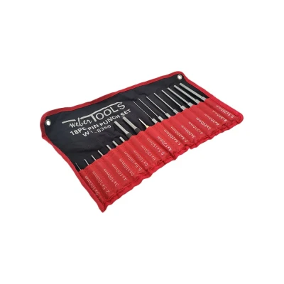 Afbeelding van WEBER TOOLS Pendrijver en doorslagen set 18 delig WT 8360