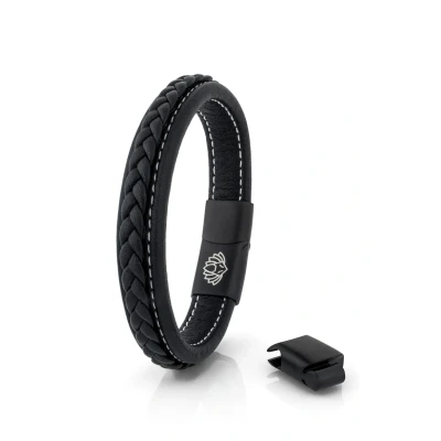 Afbeelding van Akitsune MATT Armband, Heren, Maat: 20cm, Schwarz