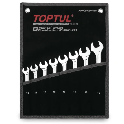 Afbeelding van TOPTUL GPAW1202 Set ring / steeksleutel 12
