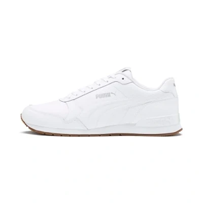 Afbeelding van Puma ST Runner V2 FULL L Unisex Sneakers laag, Maat: 38, White/gray violet Leer en imitatieleer