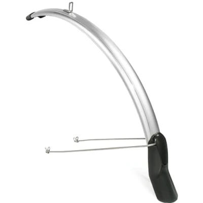 Afbeelding van Voorspatbord Eurofender Scatto 28&quot; x 51 mm zilver
