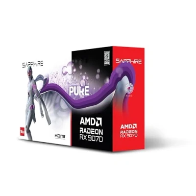 Afbeelding van Sapphire Pure Radeon RX 9070 Videokaart 16 GB GDDR6 PCI Express 5.0 x16 2x HDMI, DisplayPort