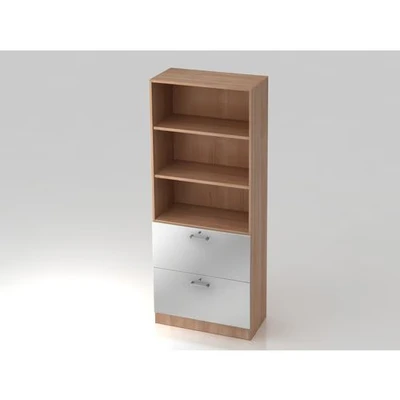 Afbeelding van Wandkast Walnoot/Zilver 80 x 42 200,4 cm Signa G 7300 CE