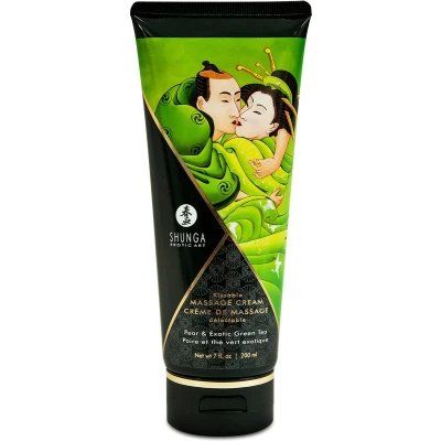 Afbeelding van Eetbare Massagecrème Peer &amp; Groene Thee