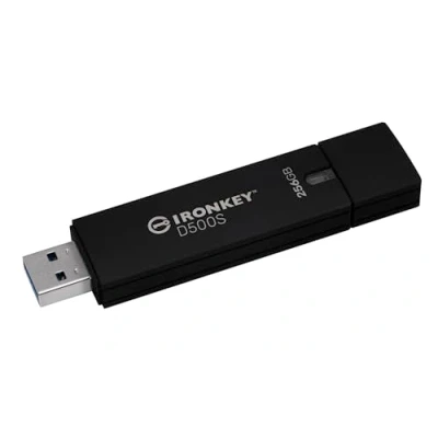 Afbeelding van IronKey D500S 256GB robuuste USB stick met hardwareversleuteling FIPS 140 3 niveau (aangevraagd)