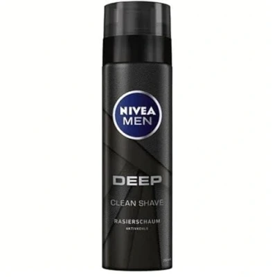 Afbeelding van Nivea Men Deep 6 x 200 ml actieve kool scheerschuim
