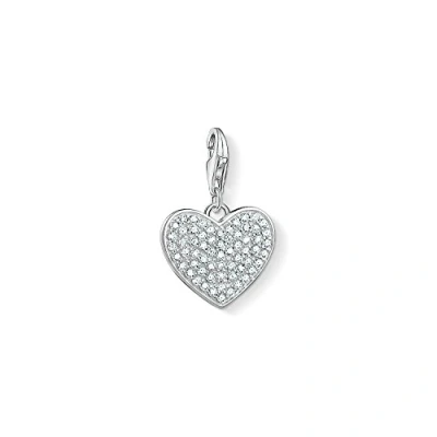 Afbeelding van THOMAS SABO Charm Club damesbedel 925 sterling zilver zirkonia 1562 475 6, One Size, zilver,