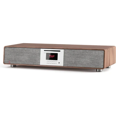 Afbeelding van Pinell Supersound 901 Internetradio Spotify Connect Bluetooth CD Speler Walnoot