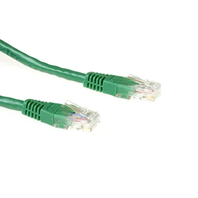 Afbeelding van ACT Groene 5 meter U/UTP CAT6 patchkabel met RJ45 connectoren IB8705