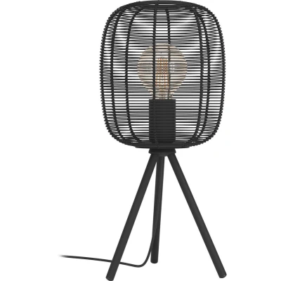Afbeelding van EGLO Rinroe Tafellamp E27 44 cm Zwart