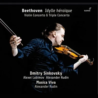 Afbeelding van Dmitry Sinkovsky, Alexander Rudin, Alexei Lubimov, Musica Viva Beethoven: Idylle Héroïque: Violin Concerto &amp; Triple (CD)