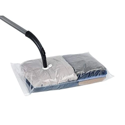 Afbeelding van WENKO Vacuum opbergsysteem, set van 2, 2 stuks, tot 75% ruimtebesparend, transparant