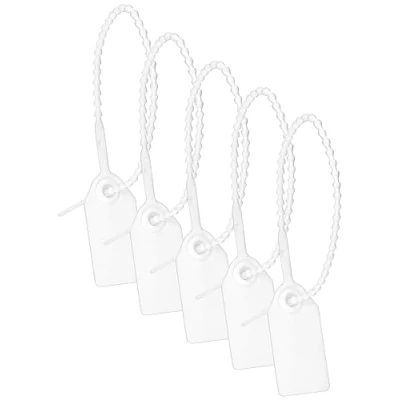 Afbeelding van QWORK® 100 stuks veiligheidsafdichtingen van kunststof voor bagageblussers (wit)