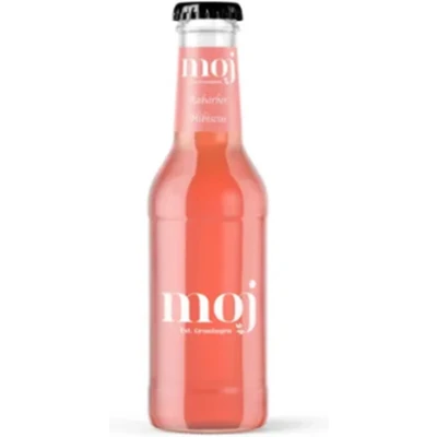 Afbeelding van Moj Rabarber Hibiscus Fles 12 x 0.2 liter