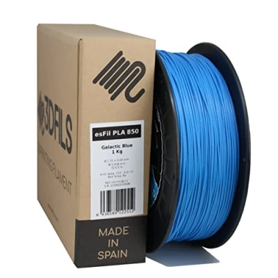 Afbeelding van 3DFILS Glitterfilament voor 3D printen PLA Max: 1,75 mm, 1 kg, Galactic Blue