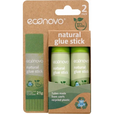 Afbeelding van Econovo plakstift, 21g, blister van 2 stuks