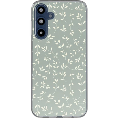 Afbeelding van imoshion hoesje Geschikt voor Samsung Galaxy A16 (5G) Design Smoke Green Flowers