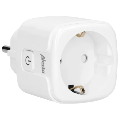 Afbeelding van Alecto Smart PLUG10 wifi tussenstekker, 16A, 3680W, wit White