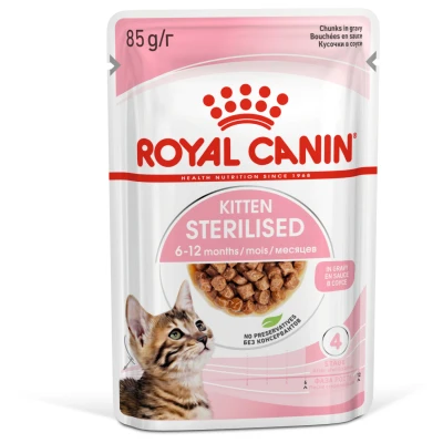 Afbeelding van Royal Canin Kitten Sterilised Gravy Kattenvoer 12x85 g