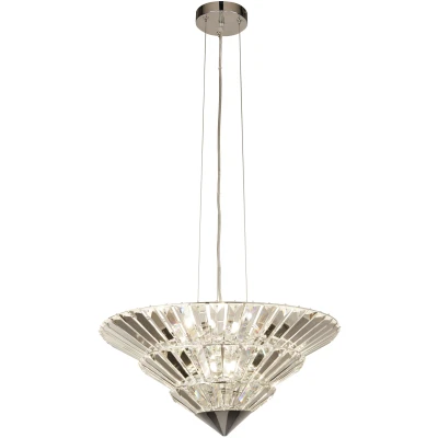 Afbeelding van Hanglamp Savannah, 8 lamps, kristalglas