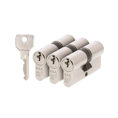 Afbeelding van AXA 7211 00 08/BL3 Dubbele veiligheidscilinder Security 30 60x17mm (3st)