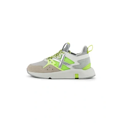 Afbeelding van Munich Click Sneakers laag, Dames, Maat: 37, Yellow Leer en textiel