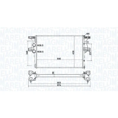 Afbeelding van Magneti Marelli Radiateur 350213204600