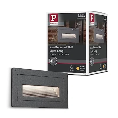 Afbeelding van Paulmann Buiten Inbouwlamp Long IP65 Zwart