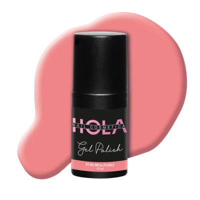 Afbeelding van Gelpolish #146 Miss Funky 10ml Roze Gelnagellak Hola