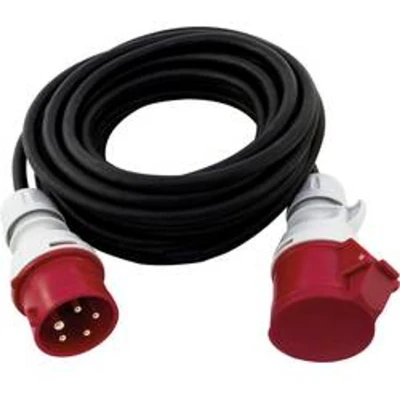 Afbeelding van 006310 Stroom Verlengkabel 16 A Zwart 10.00 m H07RN F 5G 1,5 mm²