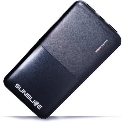 Afbeelding van Sunslice Gravity 10 Externe Batterij 10000 mAh, 2 USB poorten, C (in &amp; uit), 18W Ultra Fast Power voor iPhone, Samsung, Huawei, iPad en anderen