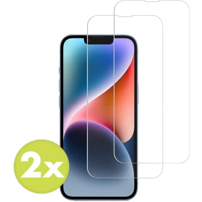 Afbeelding van Accezz screenprotector Geschikt voor iPhone 13 2 pack glass