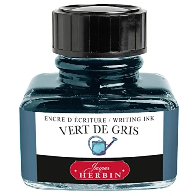 Afbeelding van Jacques Herbin 13007T inkt voor vulpen en roller, 30 ml, grijs (Vert de gris)