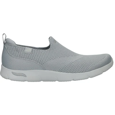 Afbeelding van Skechers Instappers, Dames, Maat: 39, Donkergrijs Kunststof/ textiel