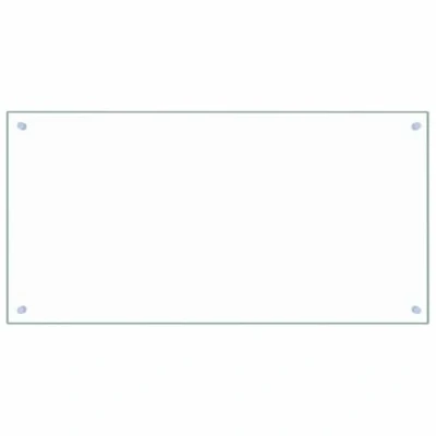 Afbeelding van VidaXL Spatscherm keuken 100x50 cm gehard glas transparant