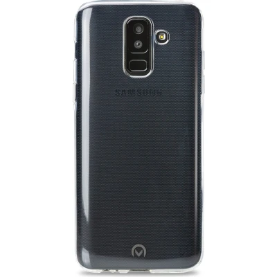 Afbeelding van Mobilize Doorzichtig Hoesje geschikt voor Samsung Galaxy A6 Plus (2018) Telefoonhoesje Flexibel TPU Gelly Backcover Case Back Cover Transparant