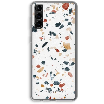 Afbeelding van Case Company® hoesje geschikt voor Samsung Galaxy S21 Plus Terrazzo N4 Soft Cover Telefoonhoesje Bescherming aan alle Kanten en Schermrand