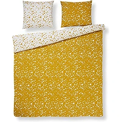 Afbeelding van Day Dream Florieke Dekbedovertrek Lits jumeaux 240x200/220 cm + 2 kussenslopen 60x70 Yellow